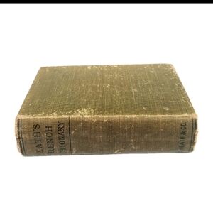 1903 Heath's French & English Dictionary Boielle Antique Vintage Hardcover Book